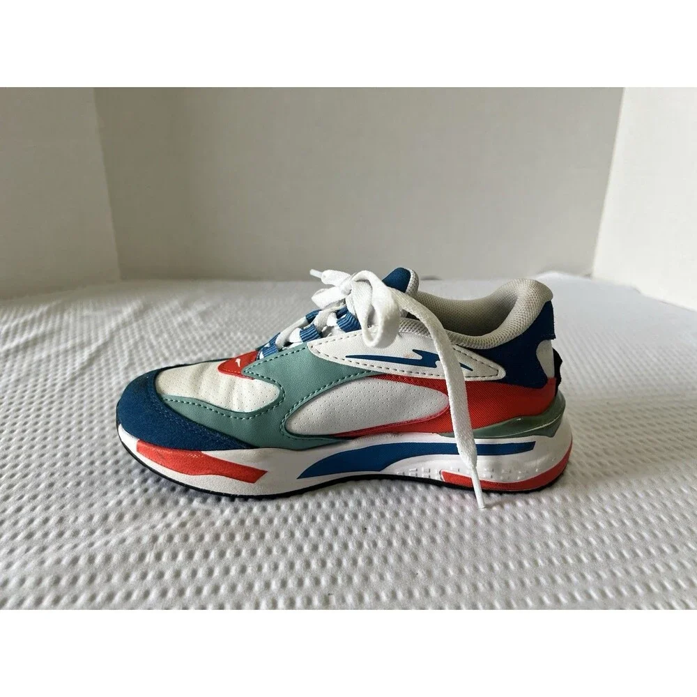 Kids Puma 387361-01 Lace-Up Multicolor Shoes Sneakers